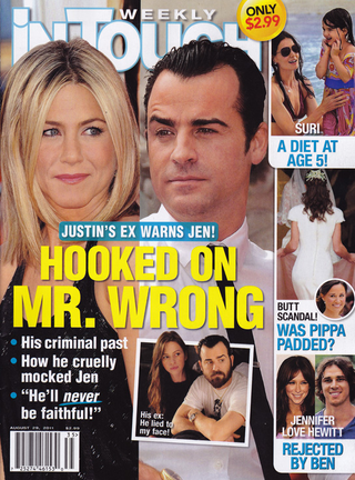 Illustration for article titled This Week In Tabloids: John Mayer's Jealous Of Jen's New Love, Drowns His Sorrows In Hot Pockets